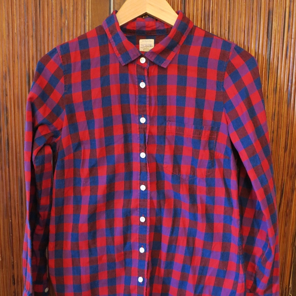 J. CREW Button Down Soft Flannel Shirt